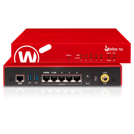 Renta WatchGuard Firebox T25 + Licencia Basic y Soporte