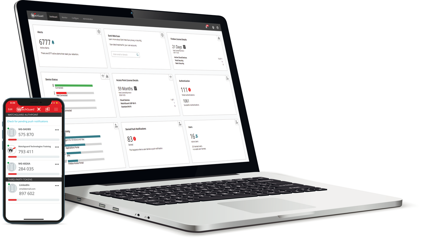 WatchGuard AuthPoint MFA (Seguridad de Identidad de AuthPoint)
